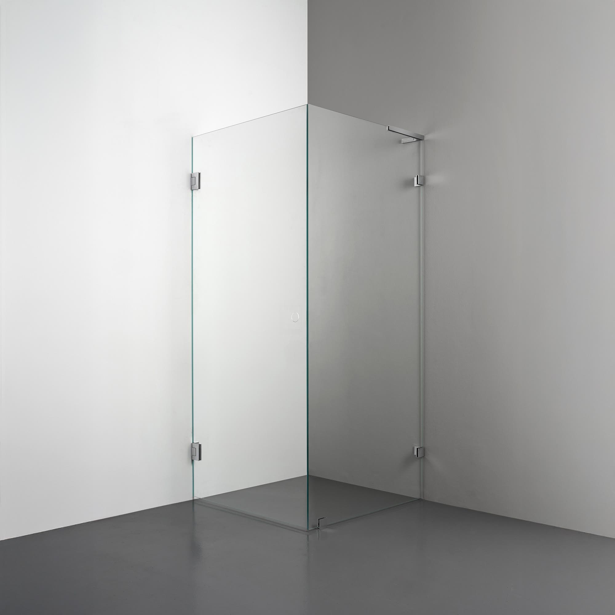 R4 Shower corner Straight door + Wall