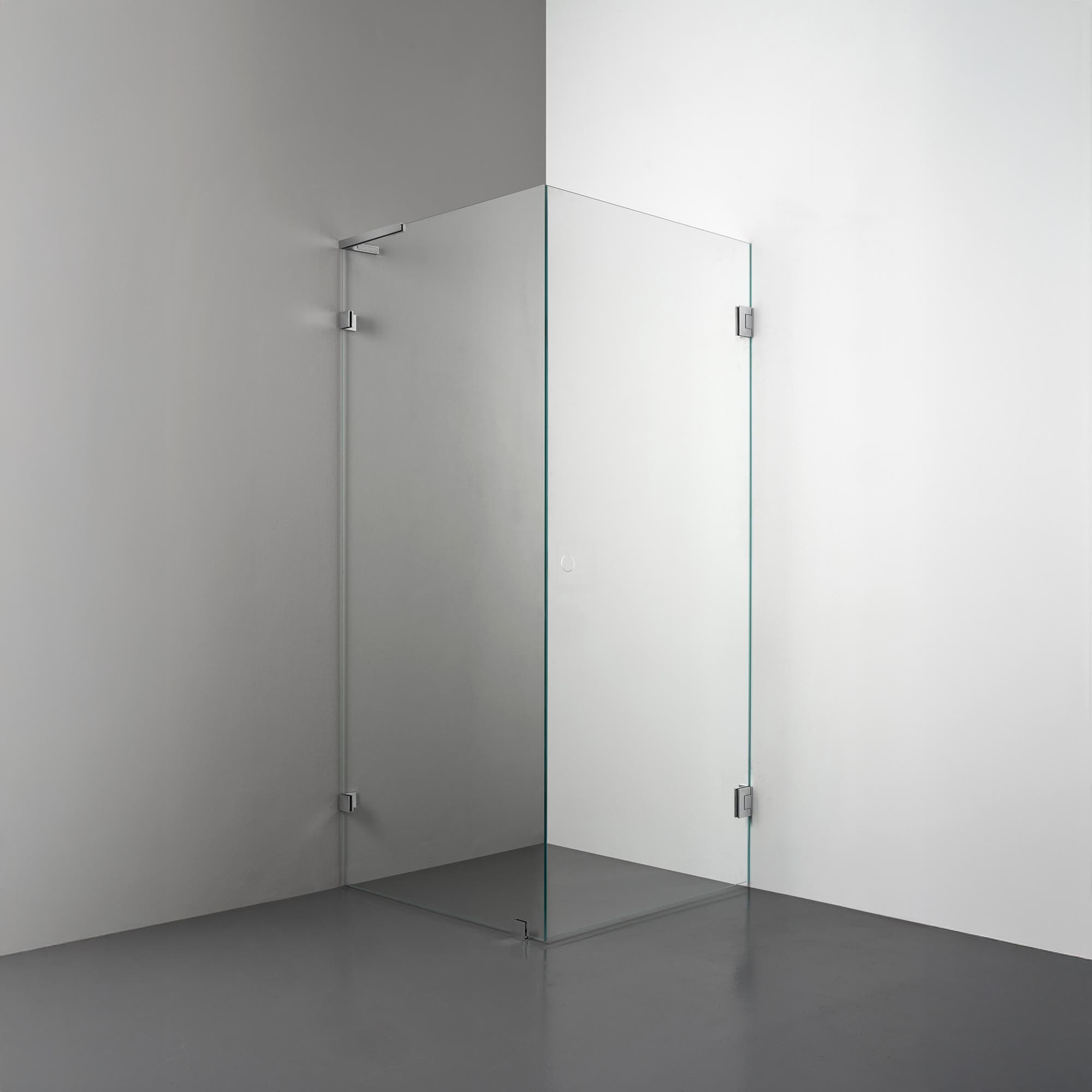 R4 Shower corner Straight door + Wall