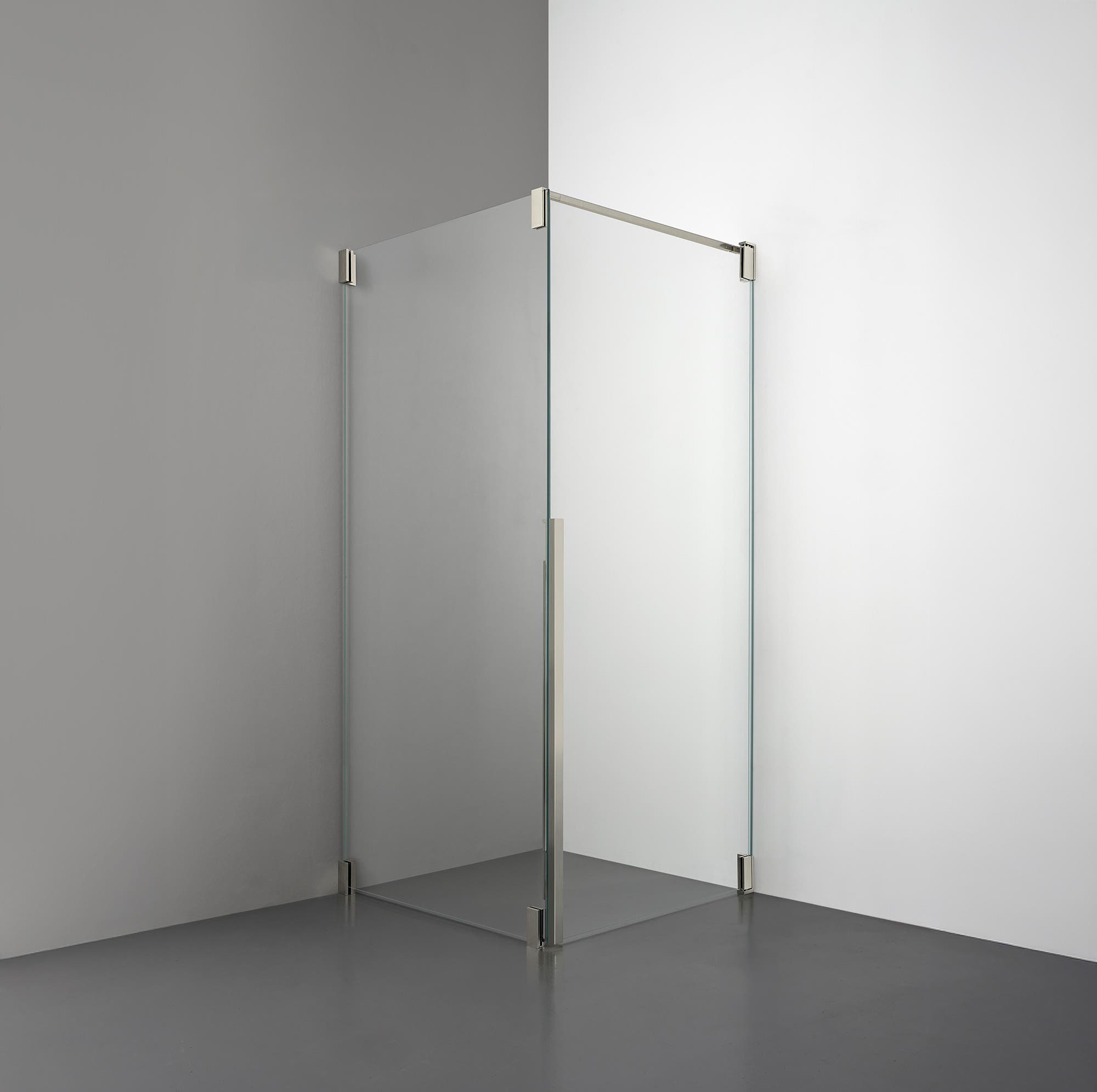 R2 Shower corner Straight door + Wall