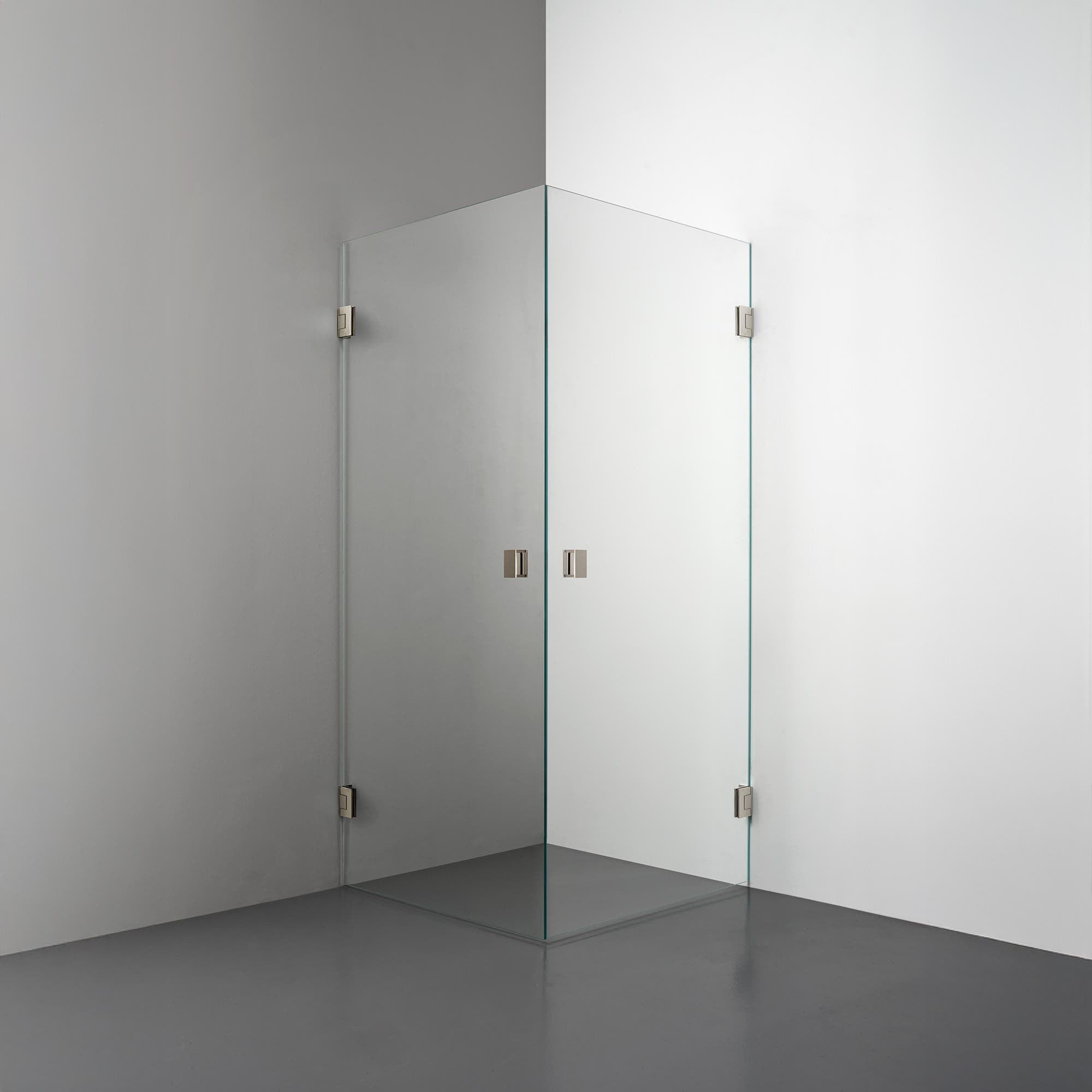 R4 Shower corner Straight door + Straight Door