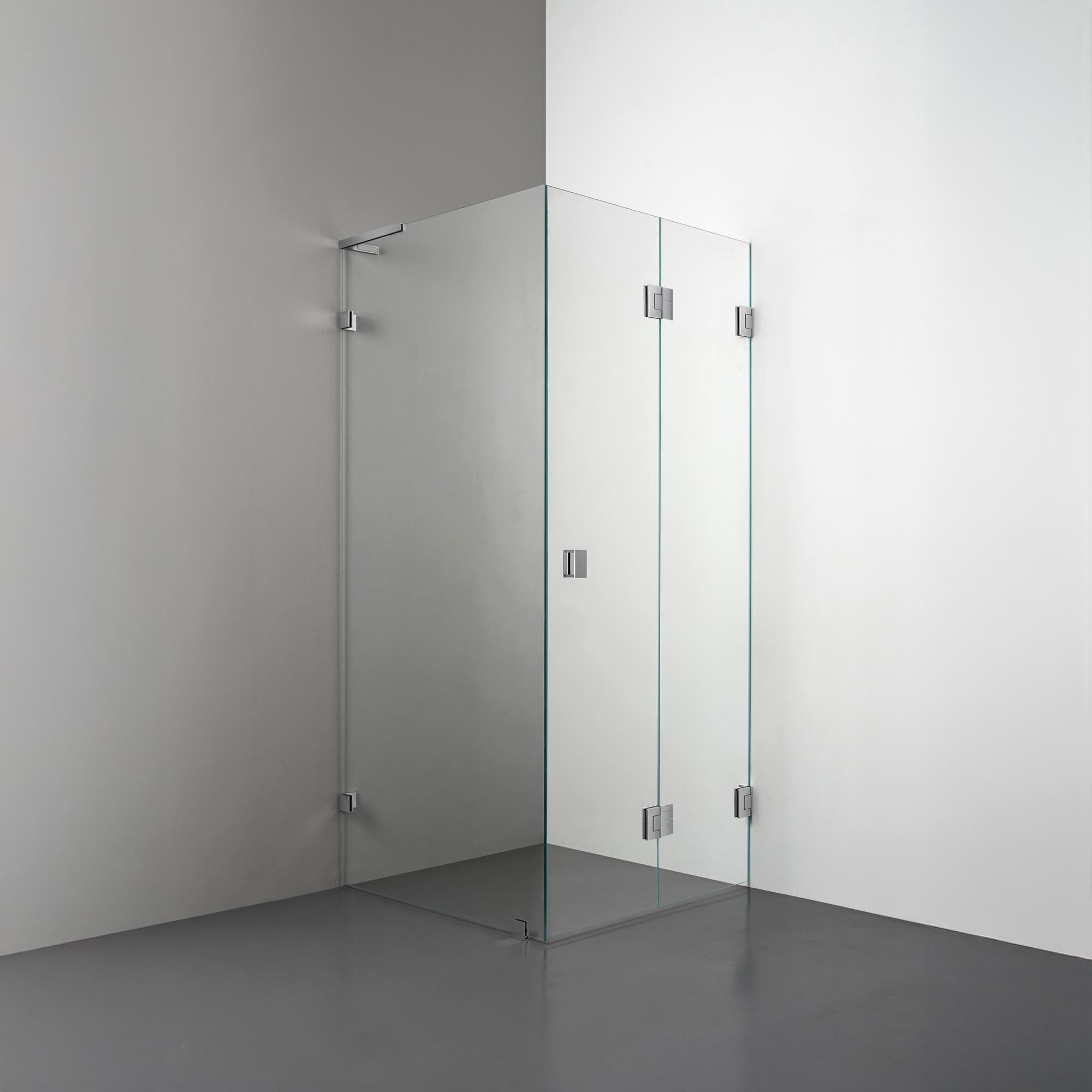 R4 Duschhörna Dörr Glas-Glas+Vägg